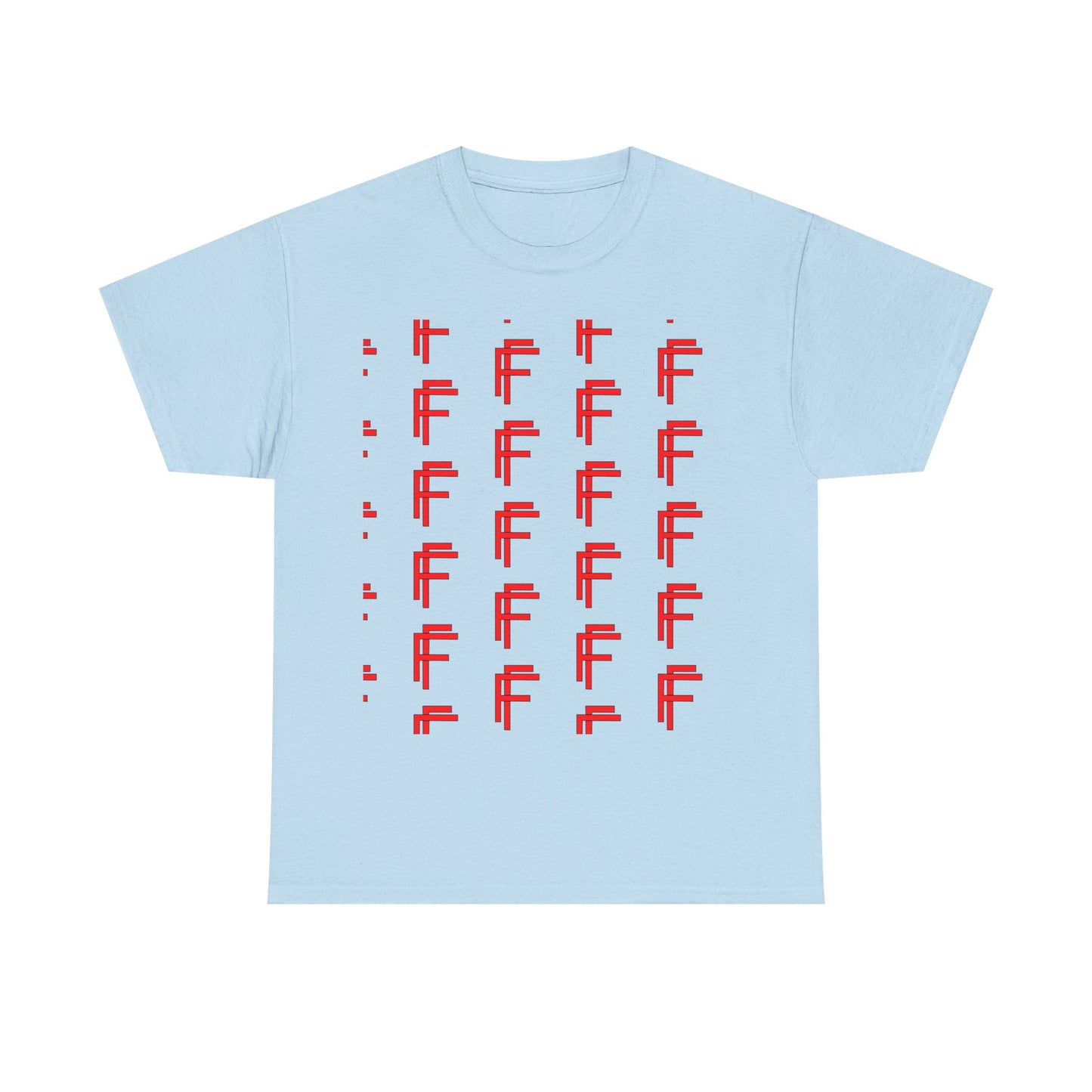 Frenzy Graphic Unisex Heavy Cotton Tee with Bold Red Design. - Fitness Frenzy