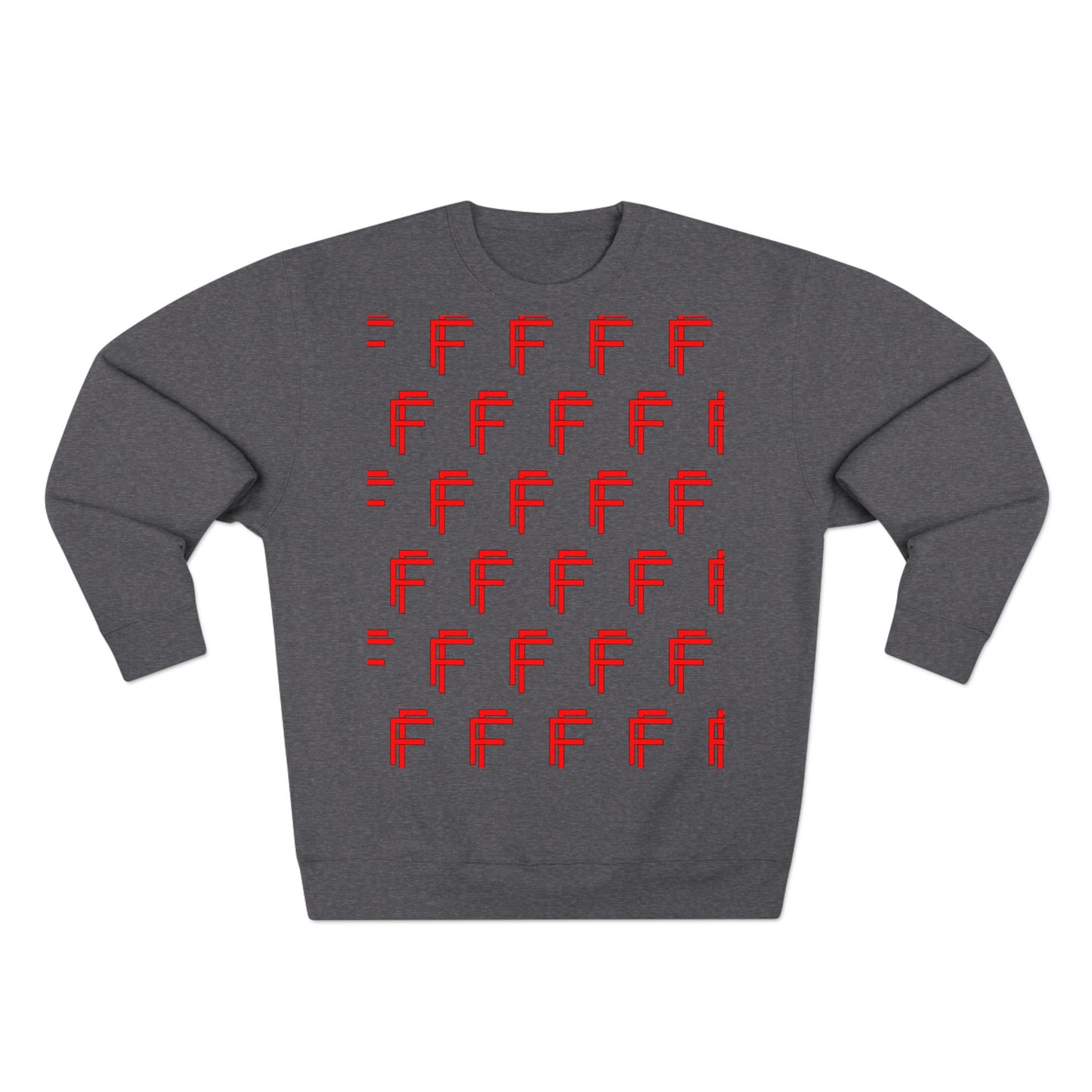 Frenzy - Unisex Crew neck Sweatshirt with Bold Red Design. - Fitness Frenzy