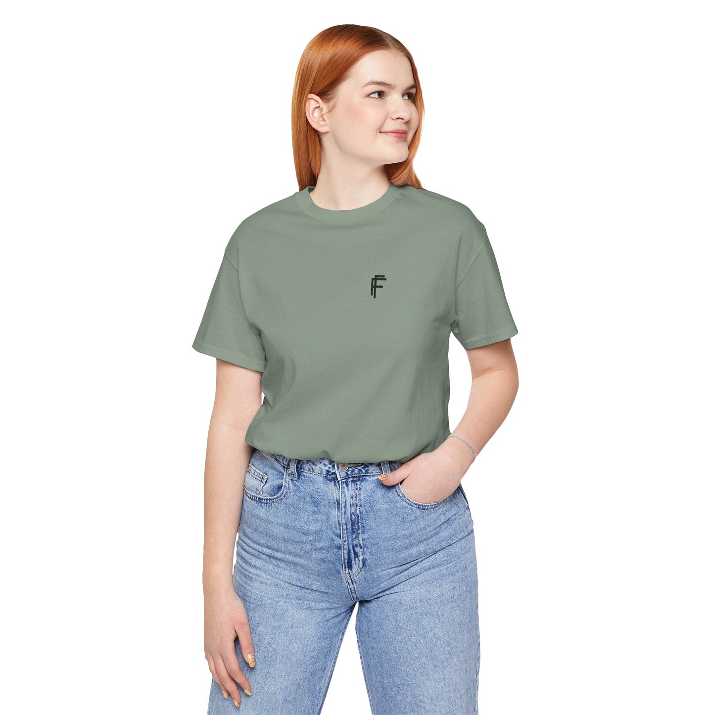 Every Day T Unisex Jersey Tee with Black Logo. - Fitness Frenzy