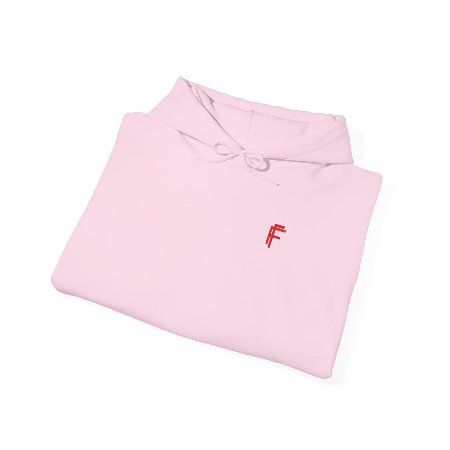 Frenzy Unisex Heavy Blend™ Hooded Sweatshirt with Red logo - Trendy & Cozy. - Fitness Frenzy