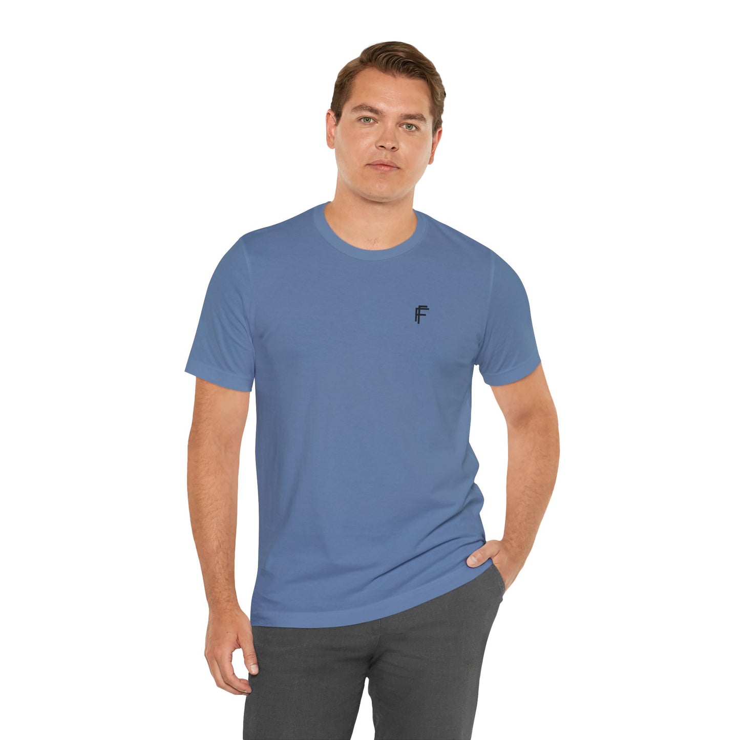 Every Day T Unisex Jersey Tee with Black Logo. - Fitness Frenzy
