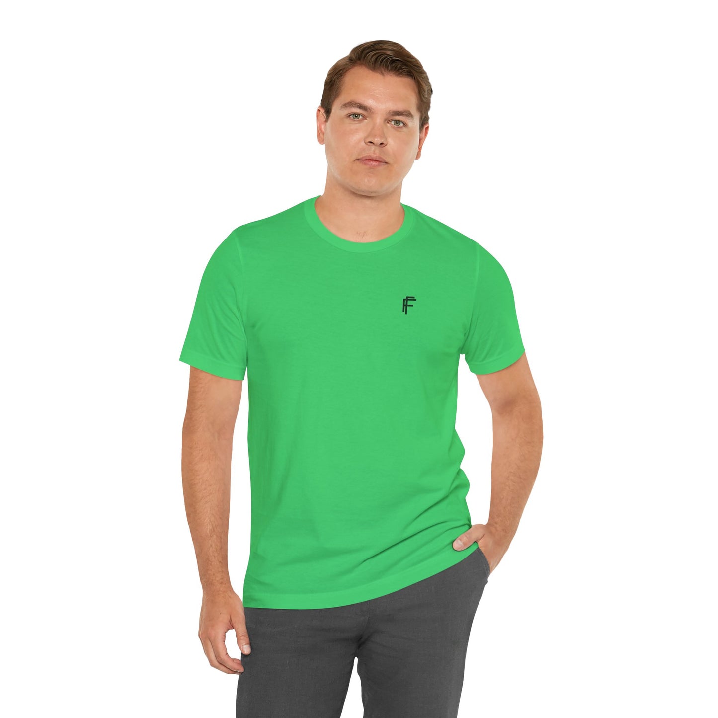 Every Day T Unisex Jersey Tee with Black Logo. - Fitness Frenzy