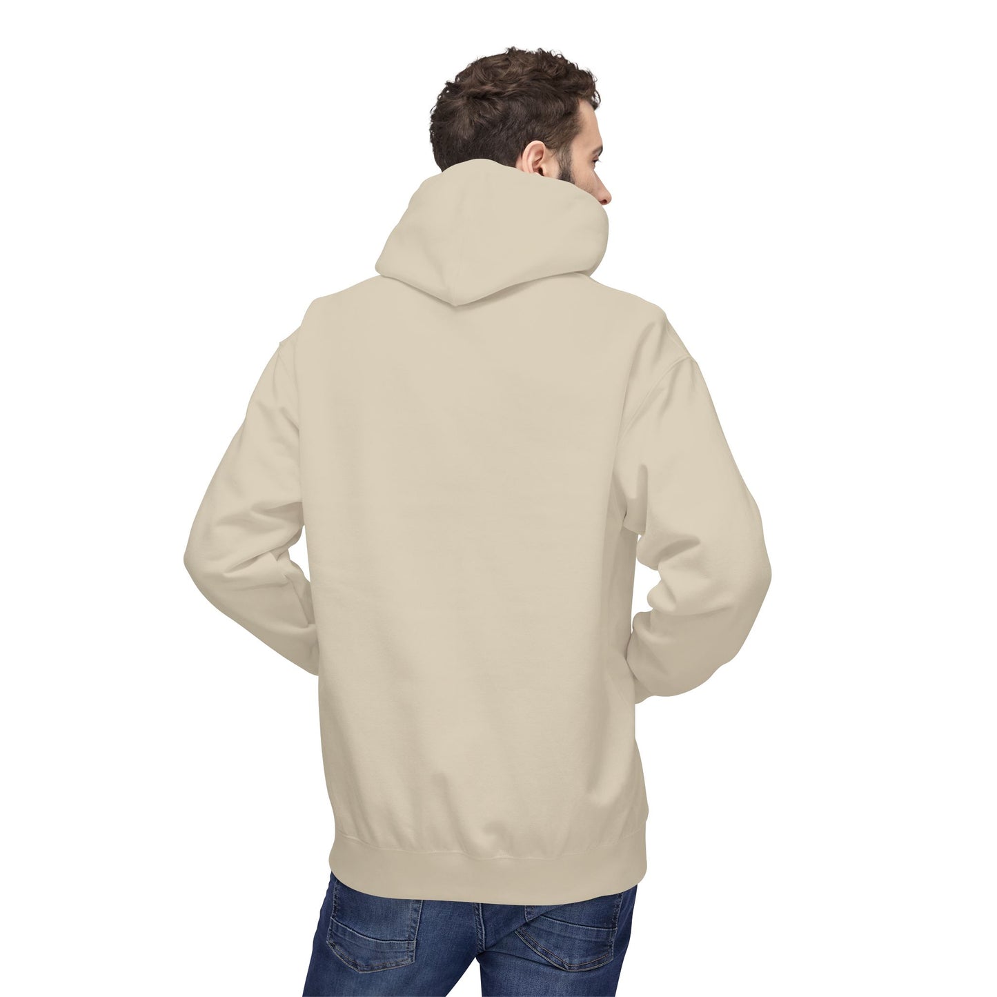 Fitness Frenzy Unisex Fleece Hoodie with Black Logo - Softstyle Comfort for Everyone. - Fitness Frenzy