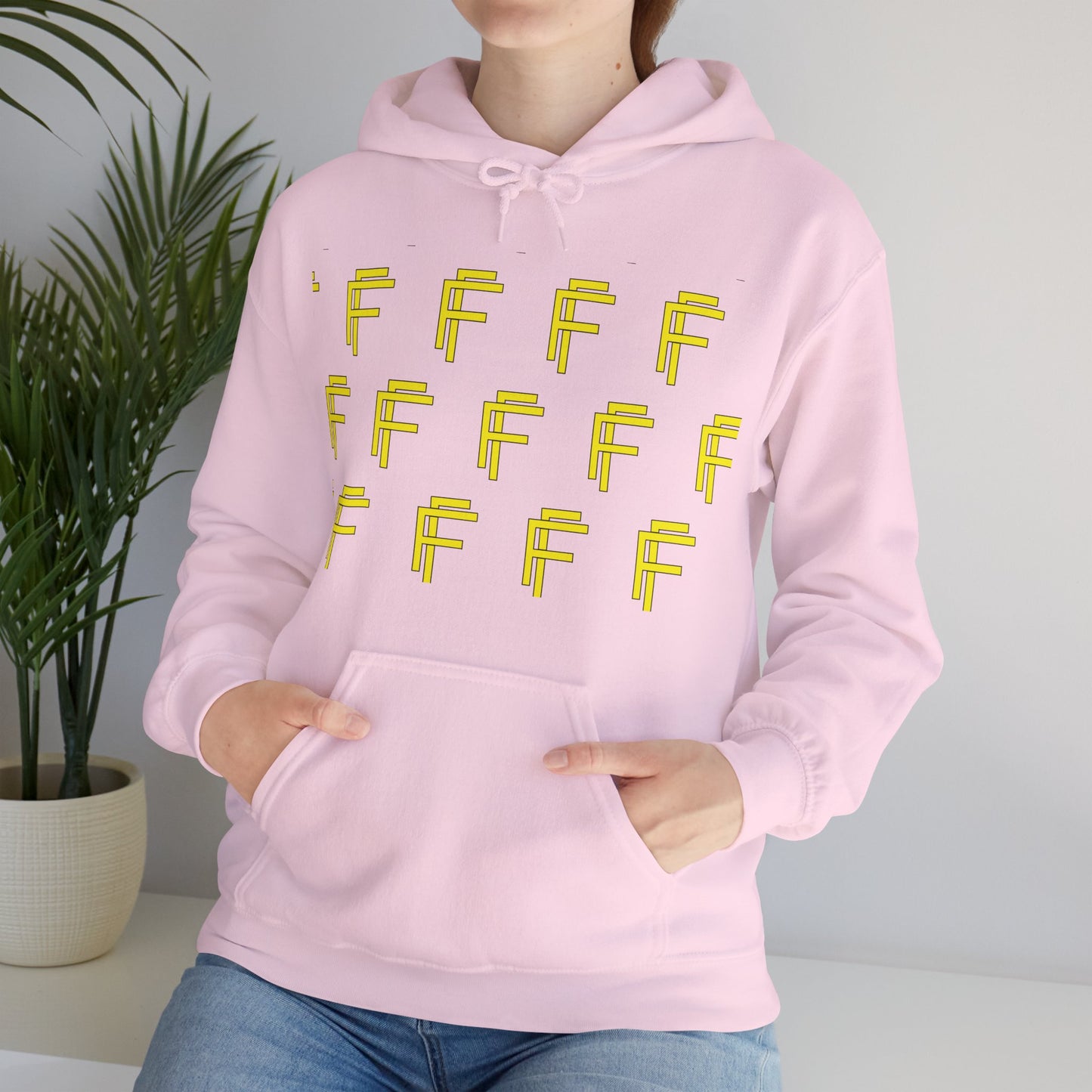 Frenzy 'F' Crazy Unisex Heavy Blend™ Hooded Sweatshirt. - Fitness Frenzy