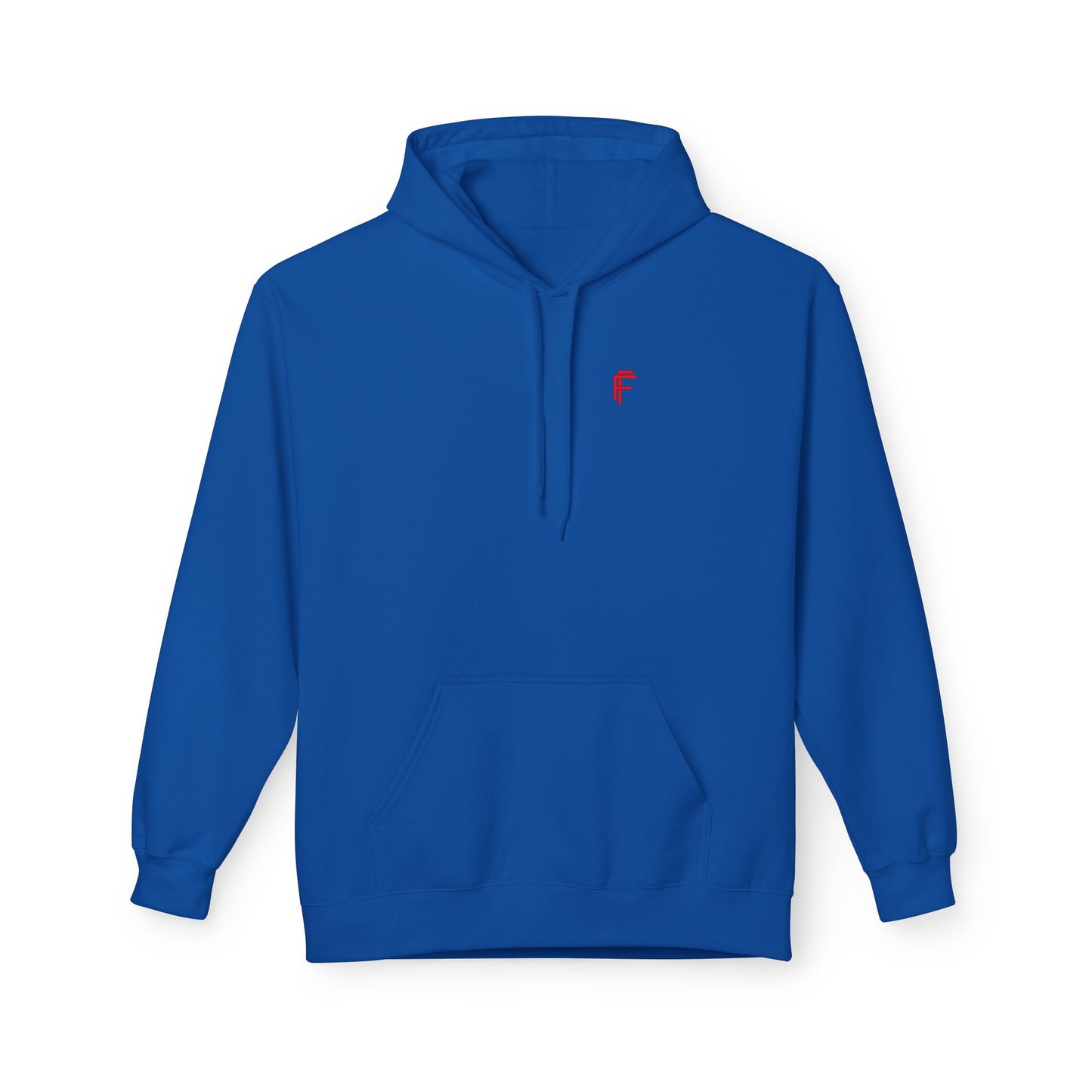 Fitness Frenzy Unisex Midweight Softstyle Hoodie with Red Logo - Trendy 'FRENZY' Design for Comfort and Style. - Fitness Frenzy