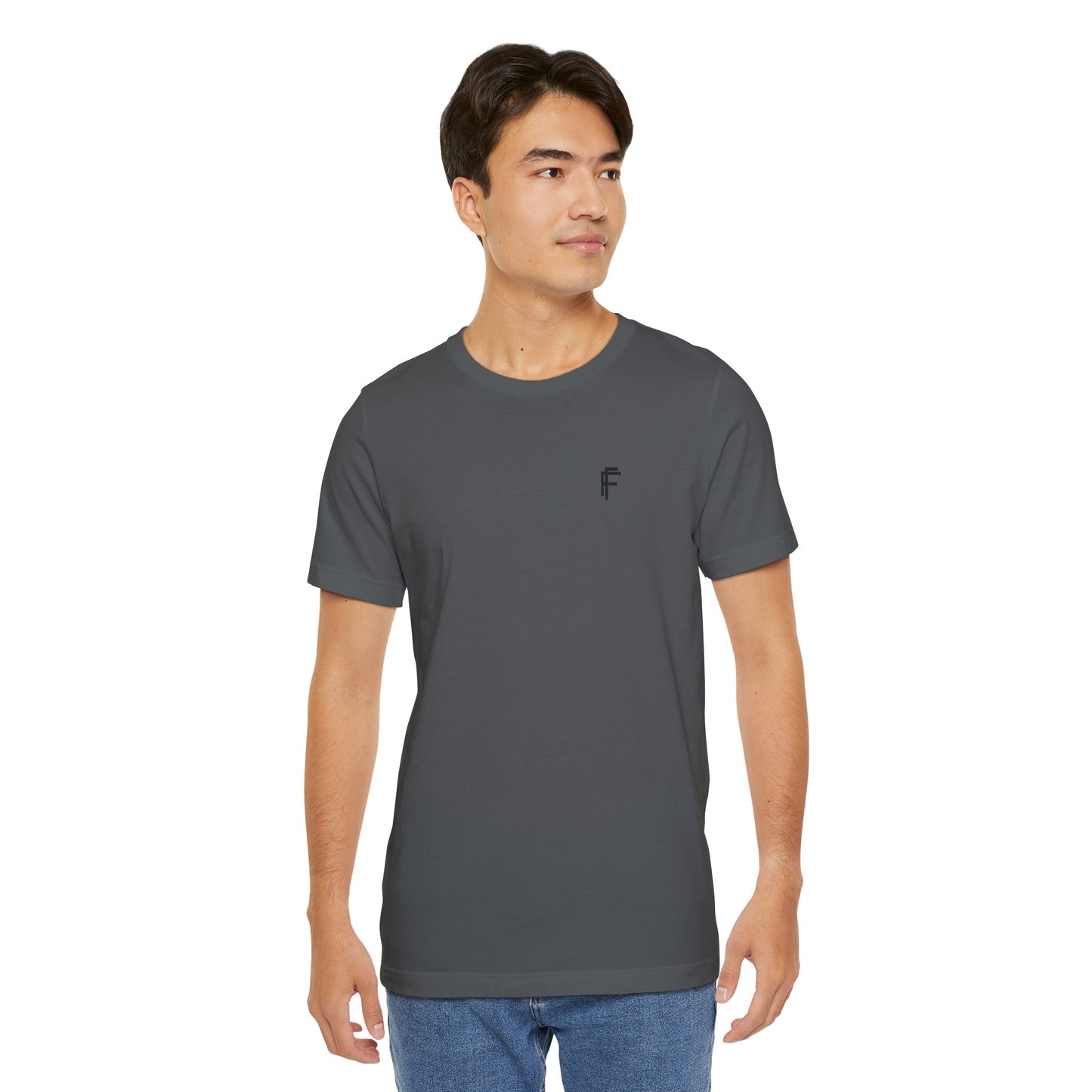 Every Day T Unisex Jersey Tee with Black Logo. - Fitness Frenzy