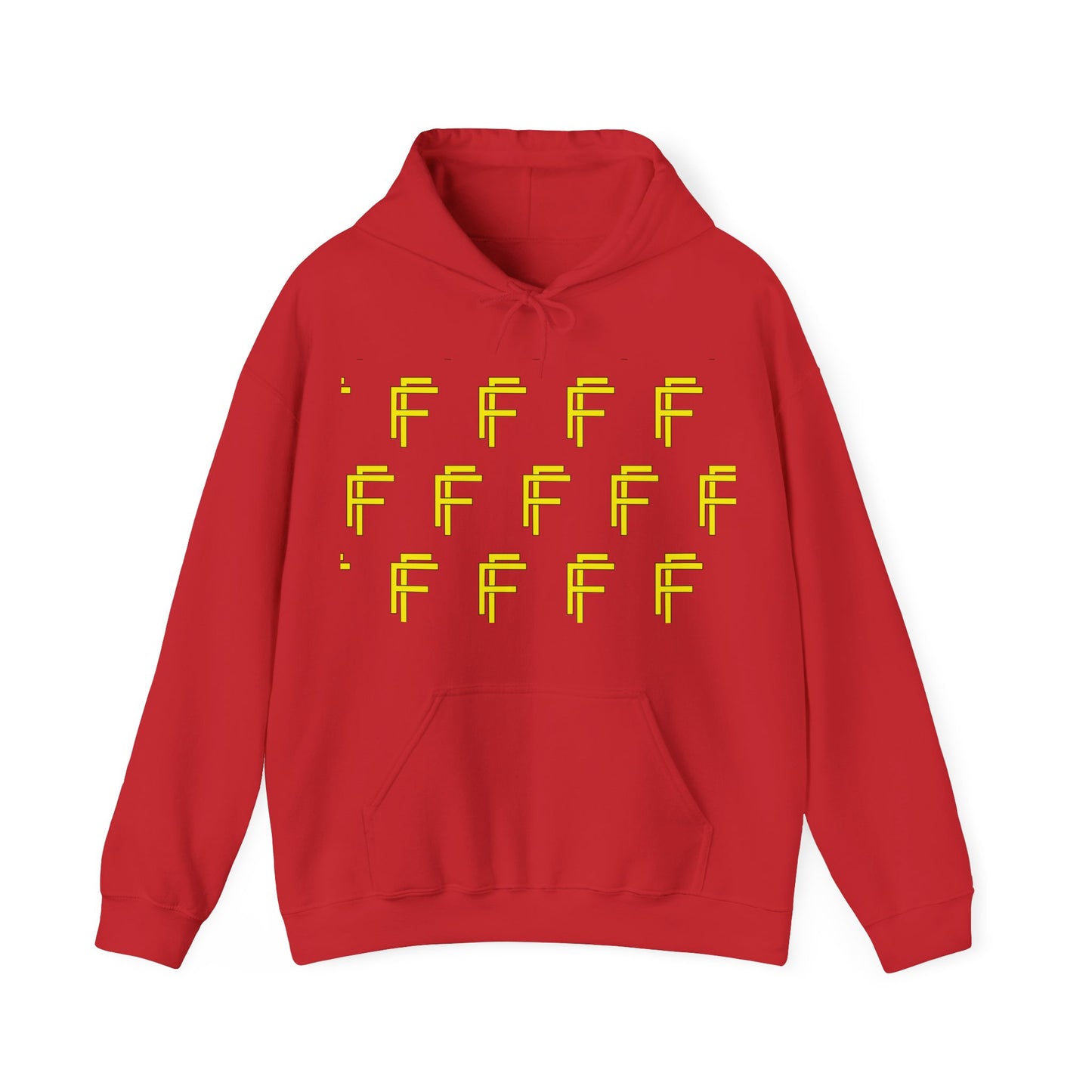 Frenzy 'F' Crazy Unisex Heavy Blend™ Hooded Sweatshirt. - Fitness Frenzy