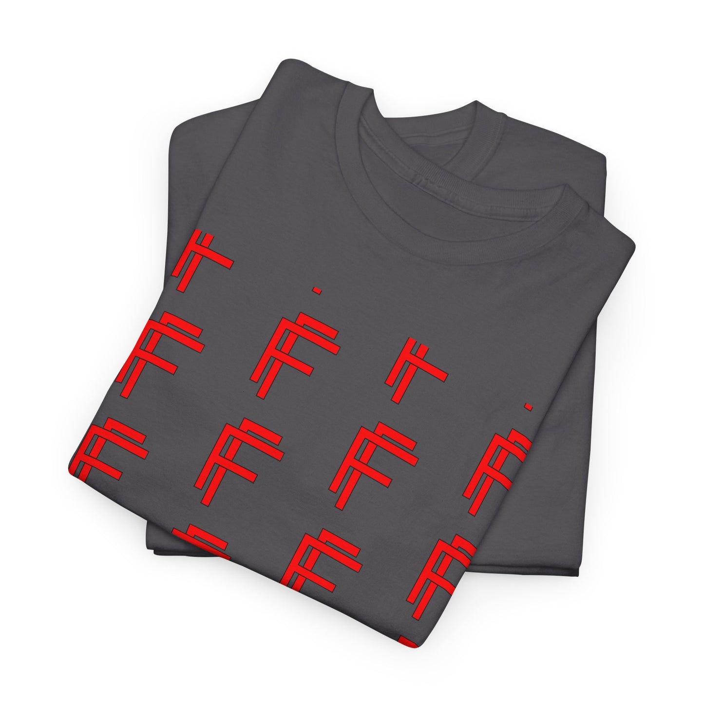 Frenzy Graphic Unisex Heavy Cotton Tee with Bold Red Design. - Fitness Frenzy