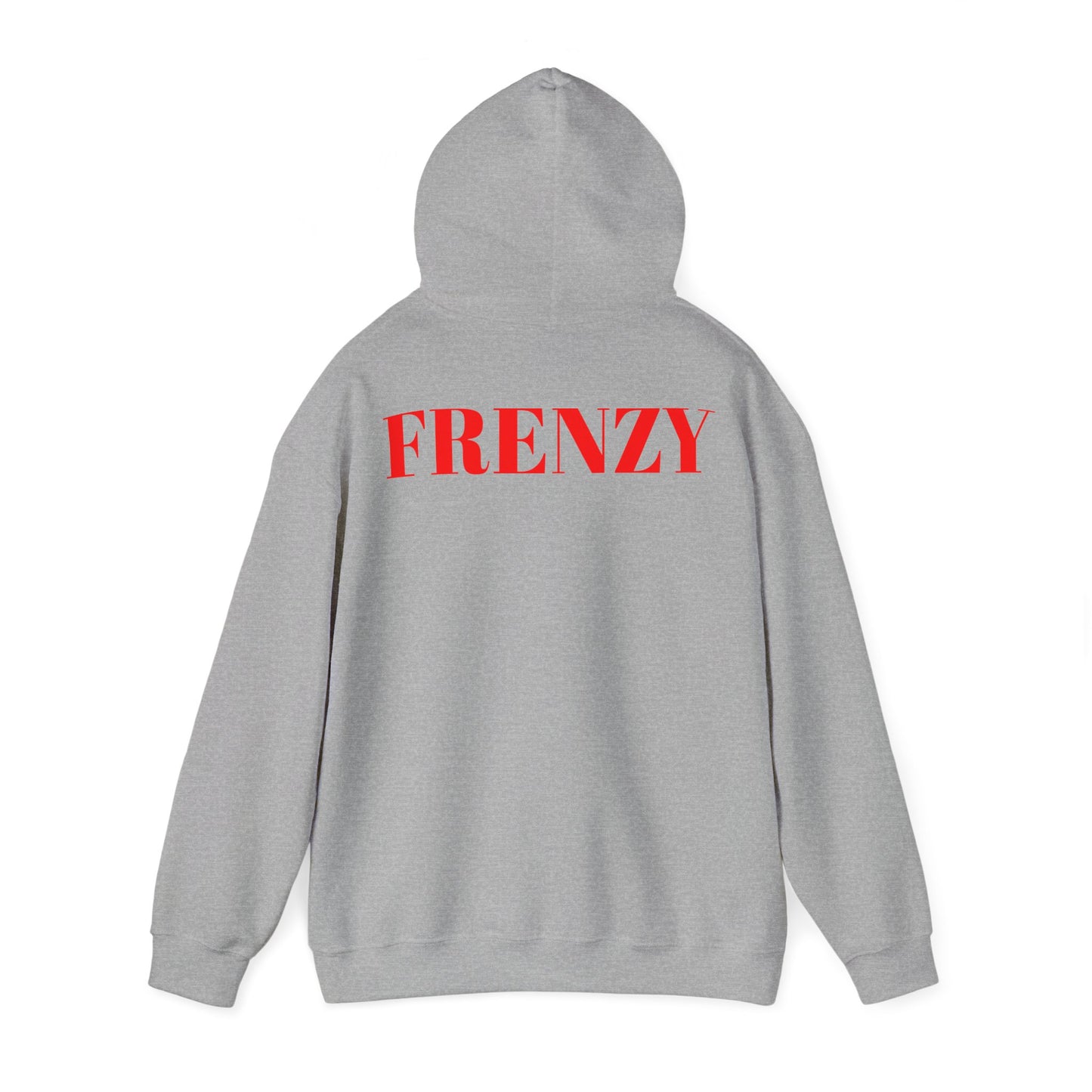 Frenzy Unisex Hoodie - Stylish Heavy Blend Sweatshirt with 'F' Design. - Fitness Frenzy