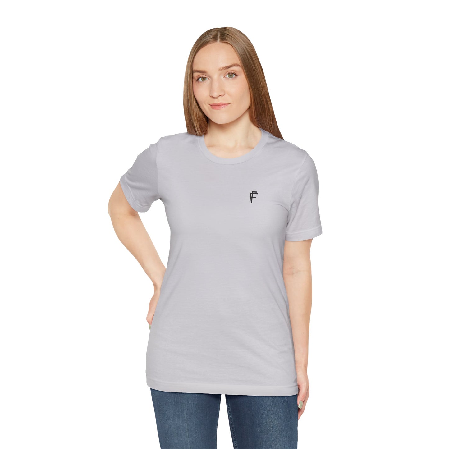 Every Day T Unisex Jersey Tee with Black Logo. - Fitness Frenzy