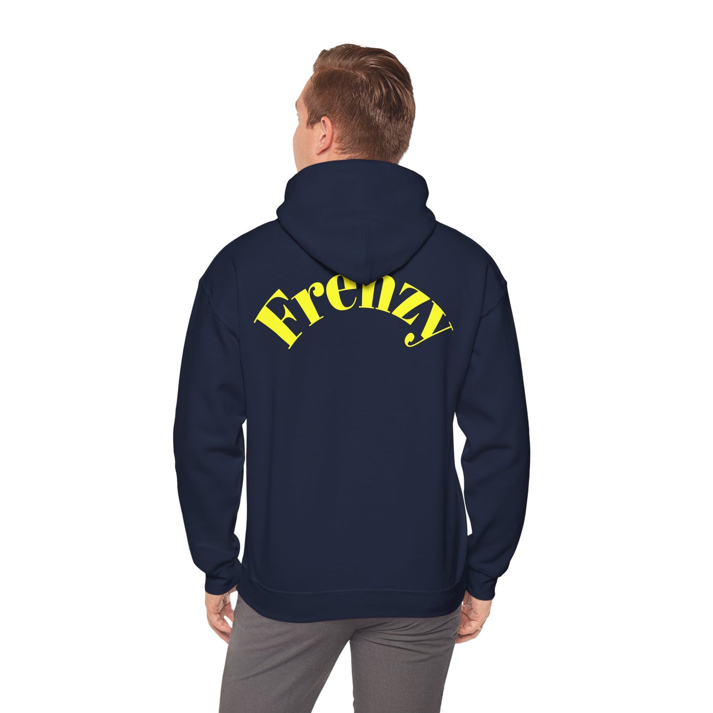 Frenzy 'F' Crazy Unisex Heavy Blend™ Hooded Sweatshirt. - Fitness Frenzy