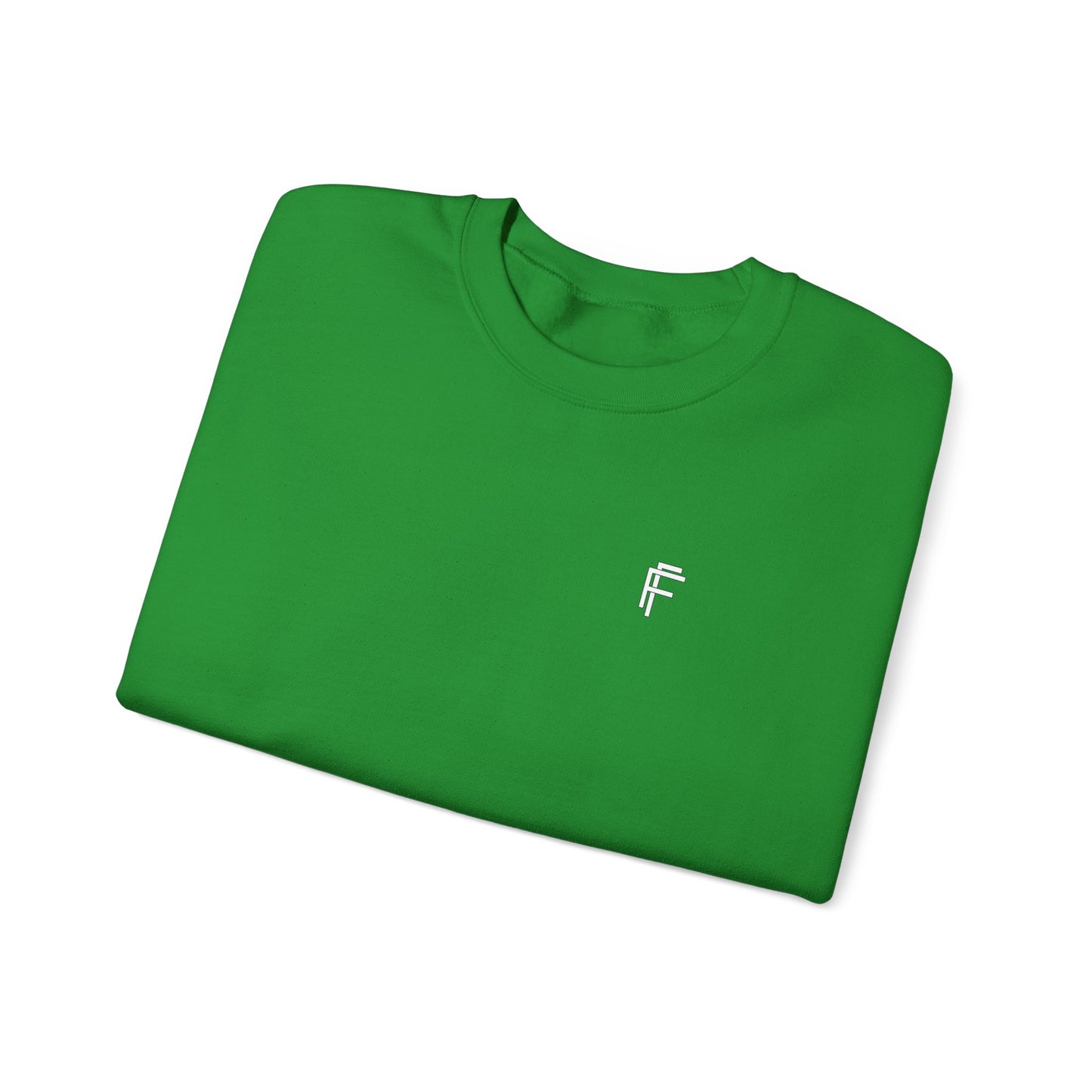 Frenzy Unisex Heavy Blend™ Crewneck Sweatshirt with White Logo. - Fitness Frenzy