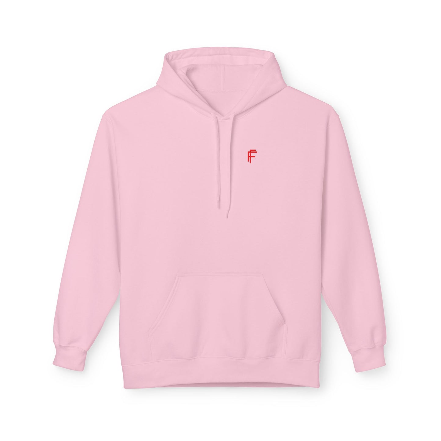 Fitness Frenzy Unisex Midweight Softstyle Hoodie with Red Logo - Trendy 'FRENZY' Design for Comfort and Style. - Fitness Frenzy