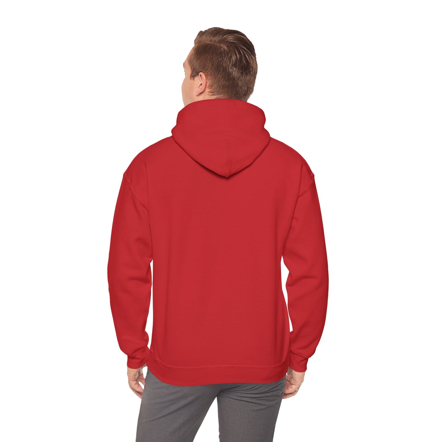 Frenzy Unisex Heavy Blend™ Hoodie with Yellow Logo. - Fitness Frenzy