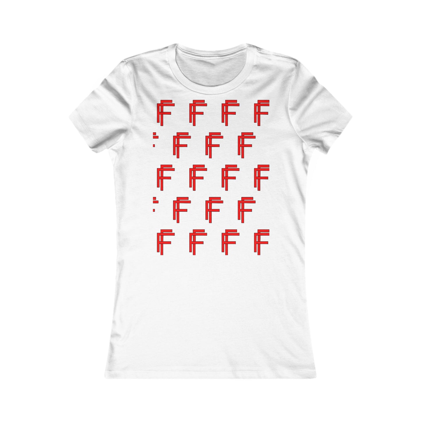 Frenzy - Casual Graphic Tee - Women's 'F' Design for Everyday Wear. - Fitness Frenzy