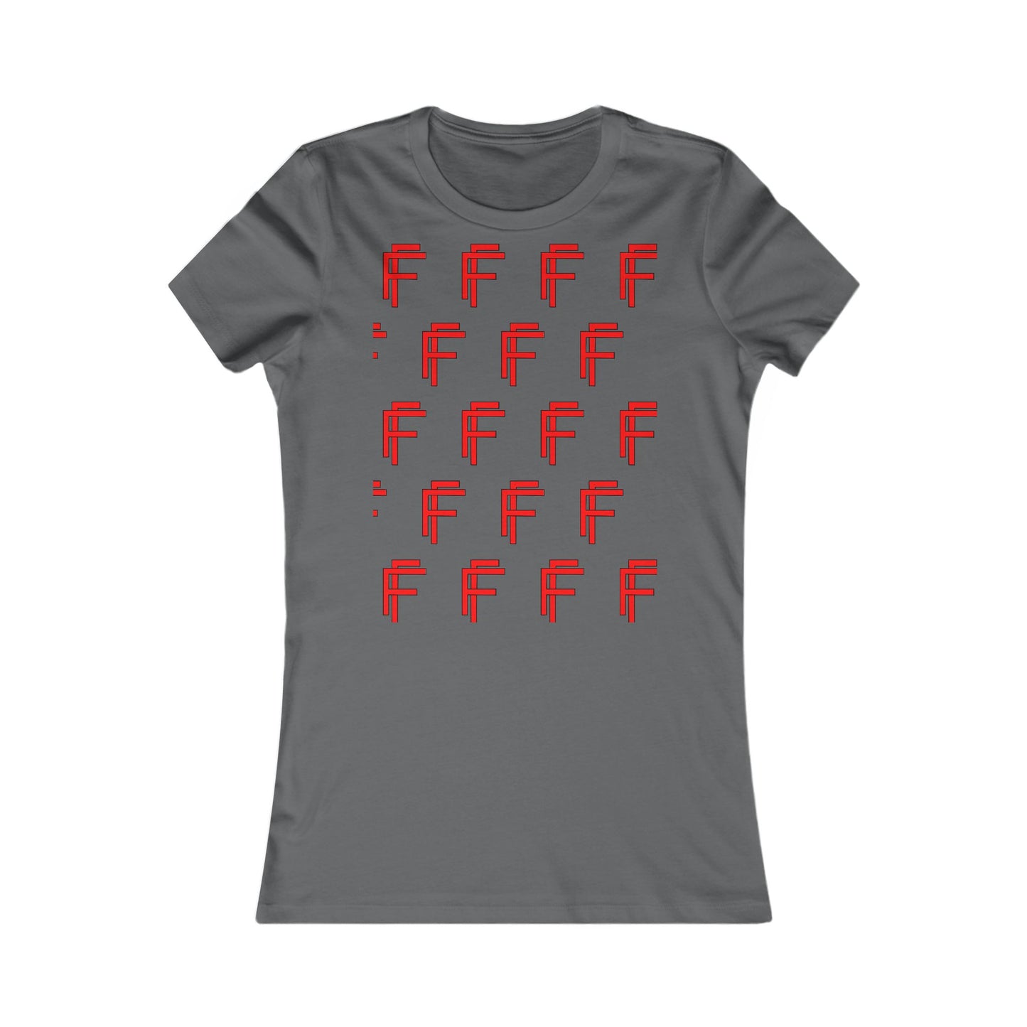 Frenzy - Casual Graphic Tee - Women's 'F' Design for Everyday Wear. - Fitness Frenzy