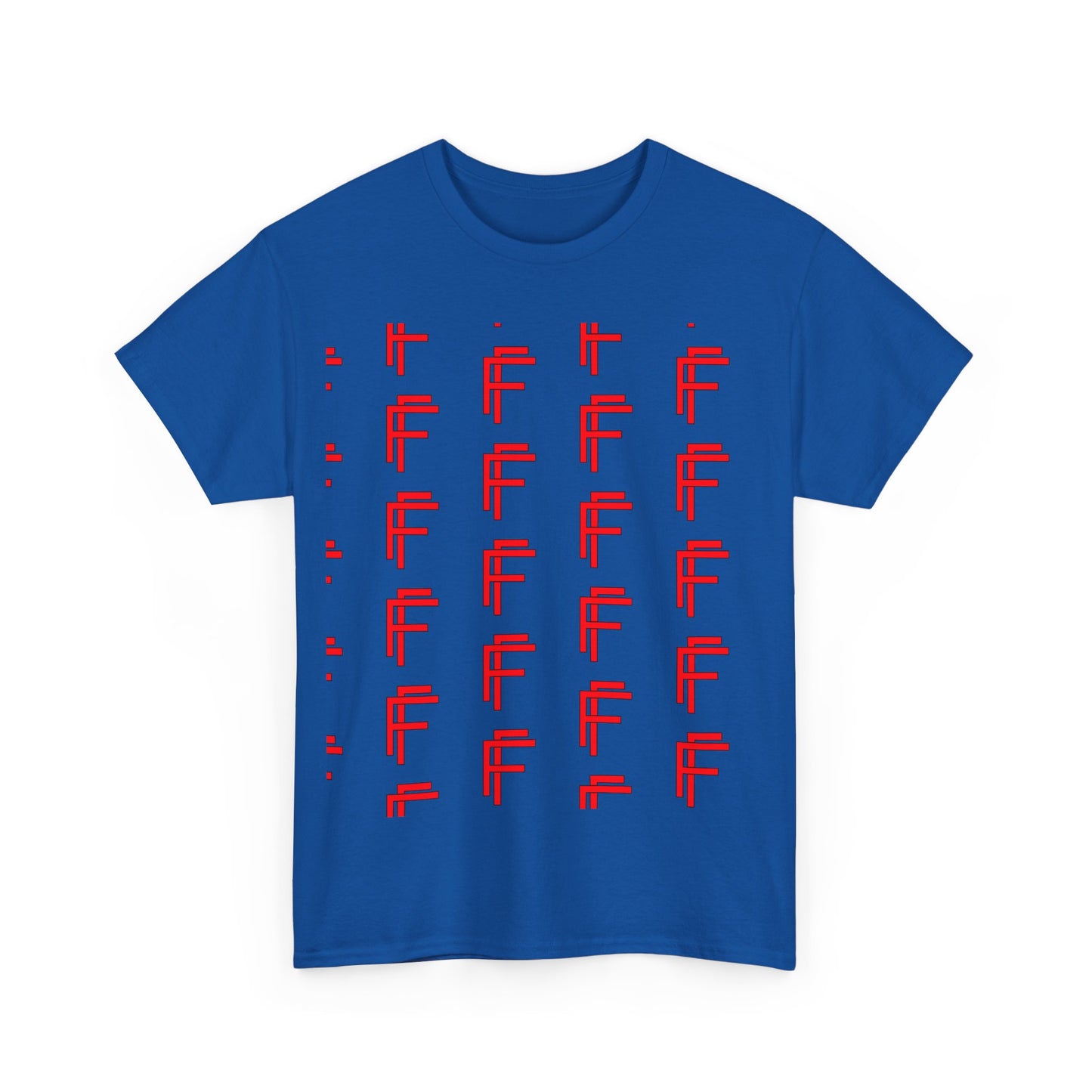 Frenzy Graphic Unisex Heavy Cotton Tee with Bold Red Design. - Fitness Frenzy