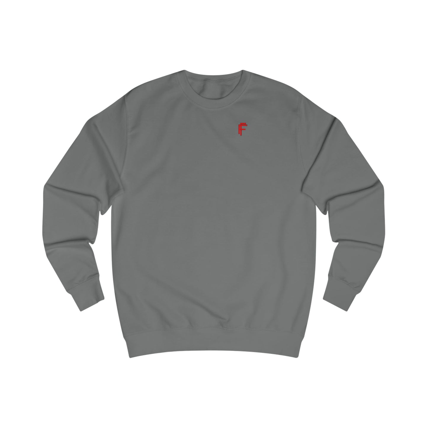 FRENZY Unisex Sweatshirt with Red Logo. - Fitness Frenzy