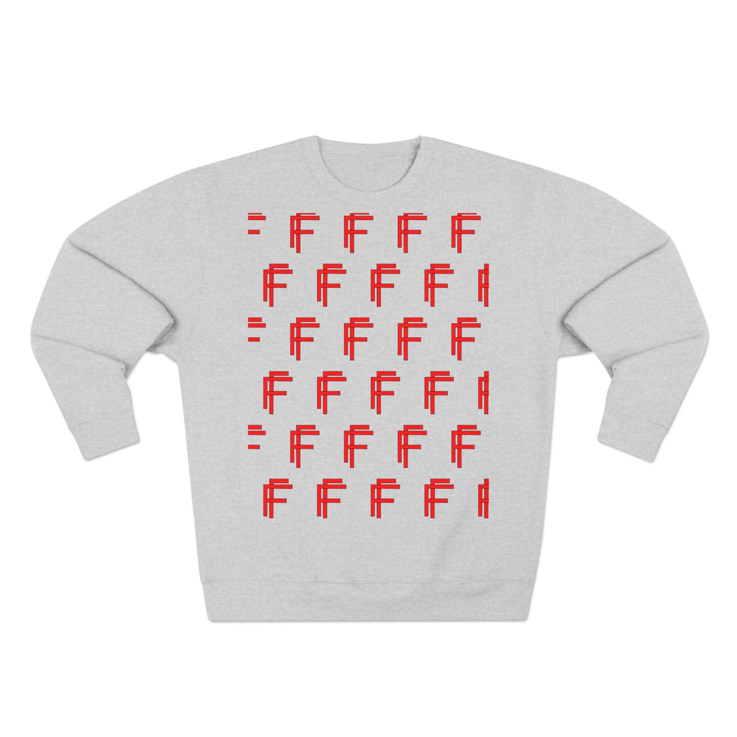 Frenzy - Unisex Crew neck Sweatshirt with Bold Red Design. - Fitness Frenzy