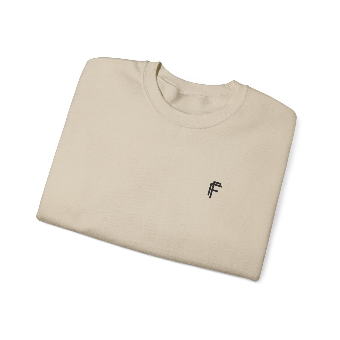 Frenzy - Unisex Crewneck Sweatshirt with Black Logo - Cosy Everyday Wear. - Fitness Frenzy