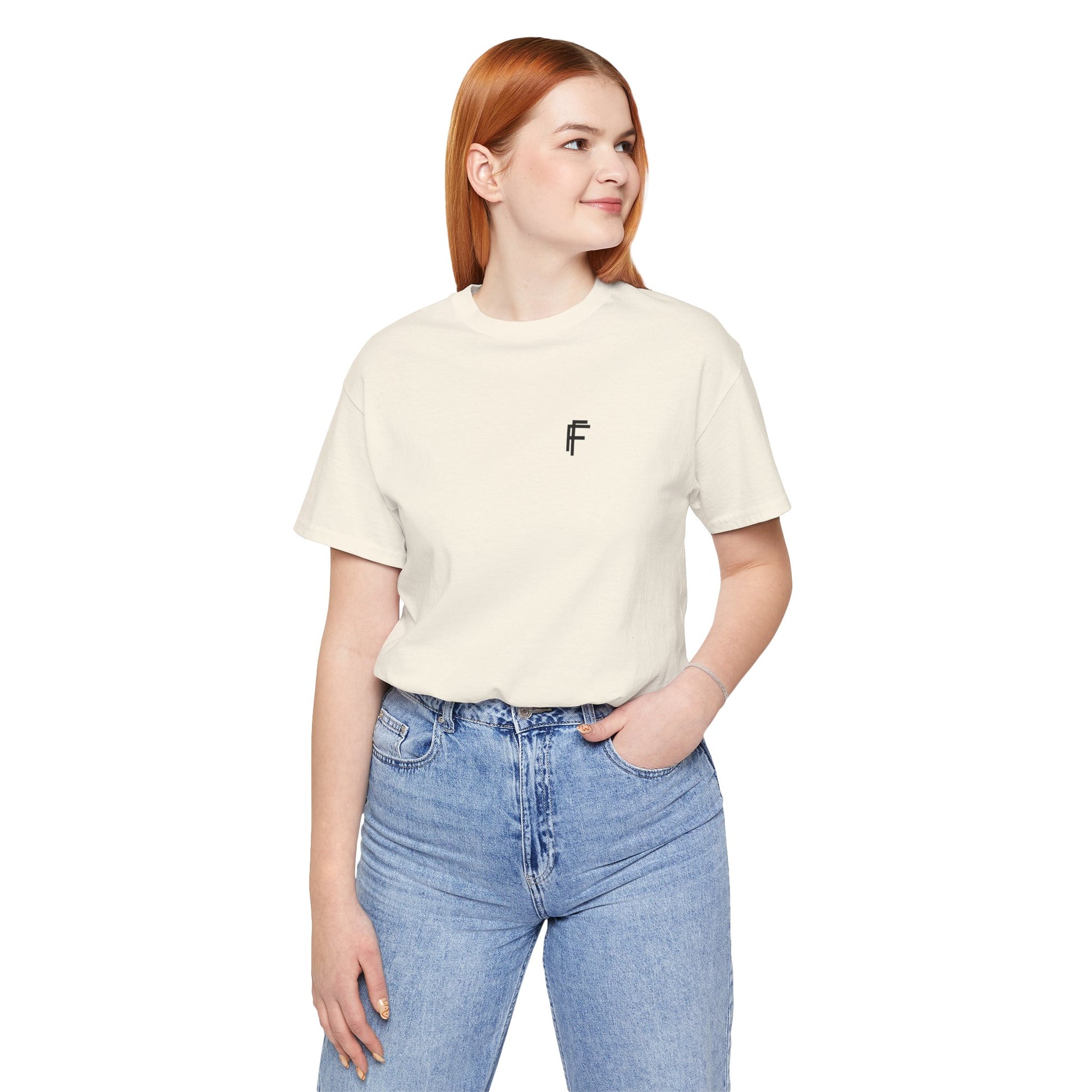 Every Day T Unisex Jersey Tee with Black Logo. - Fitness Frenzy