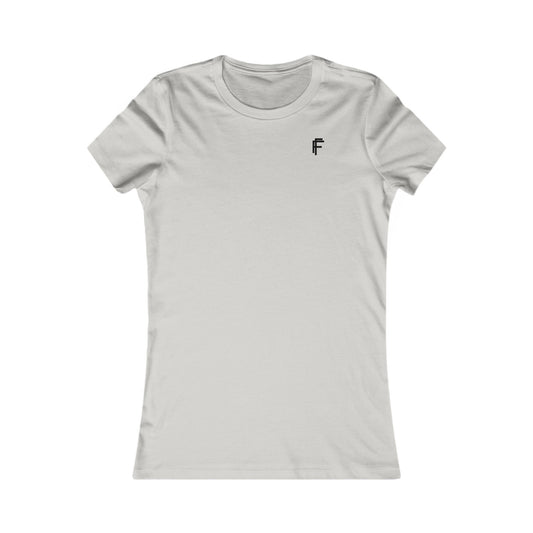 Frenzy - Women's Best Selling Tee with Black Logo. - Fitness Frenzy