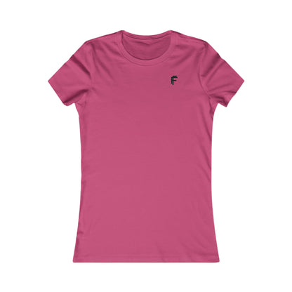 Frenzy - Women's Best Selling Tee with Black Logo. - Fitness Frenzy