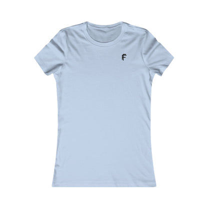Frenzy - Women's Best Selling Tee with Black Logo. - Fitness Frenzy