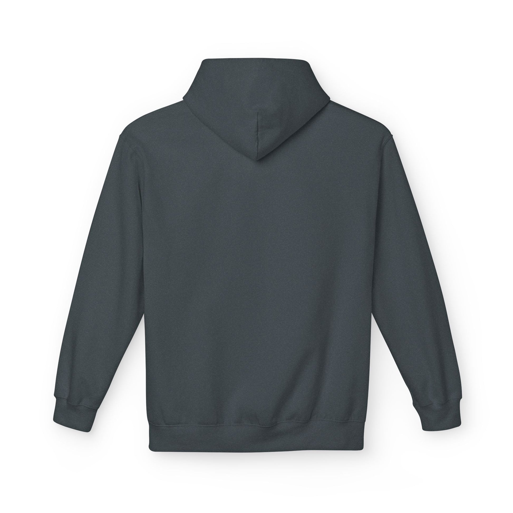 Fitness Frenzy Unisex Fleece Hoodie with Black Logo - Softstyle Comfort for Everyone. - Fitness Frenzy