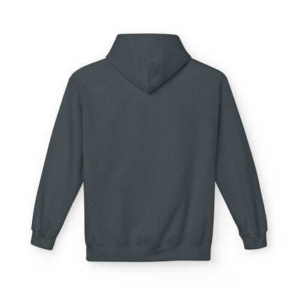 Fitness Frenzy Unisex Fleece Hoodie with Black Logo - Softstyle Comfort for Everyone. - Fitness Frenzy