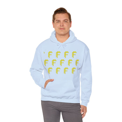 Frenzy 'F' Crazy Unisex Heavy Blend™ Hooded Sweatshirt. - Fitness Frenzy