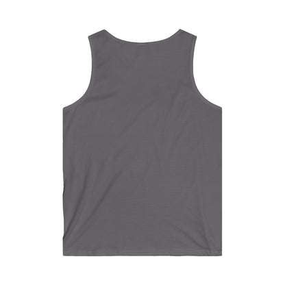 Frenzy - Men's Graphic Tank Top with Retro Design - Red Logo. - Fitness Frenzy