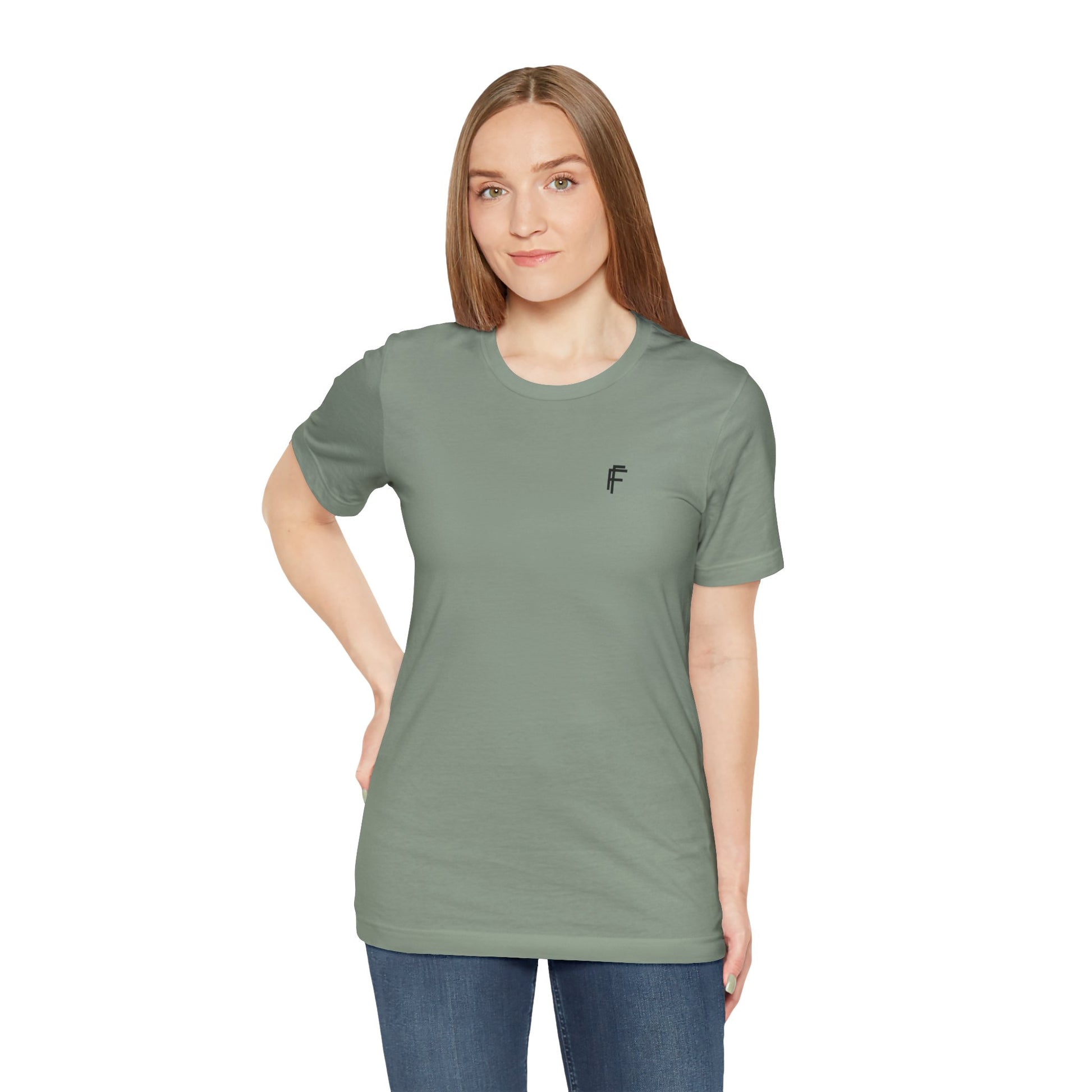 Every Day T Unisex Jersey Tee with Black Logo. - Fitness Frenzy