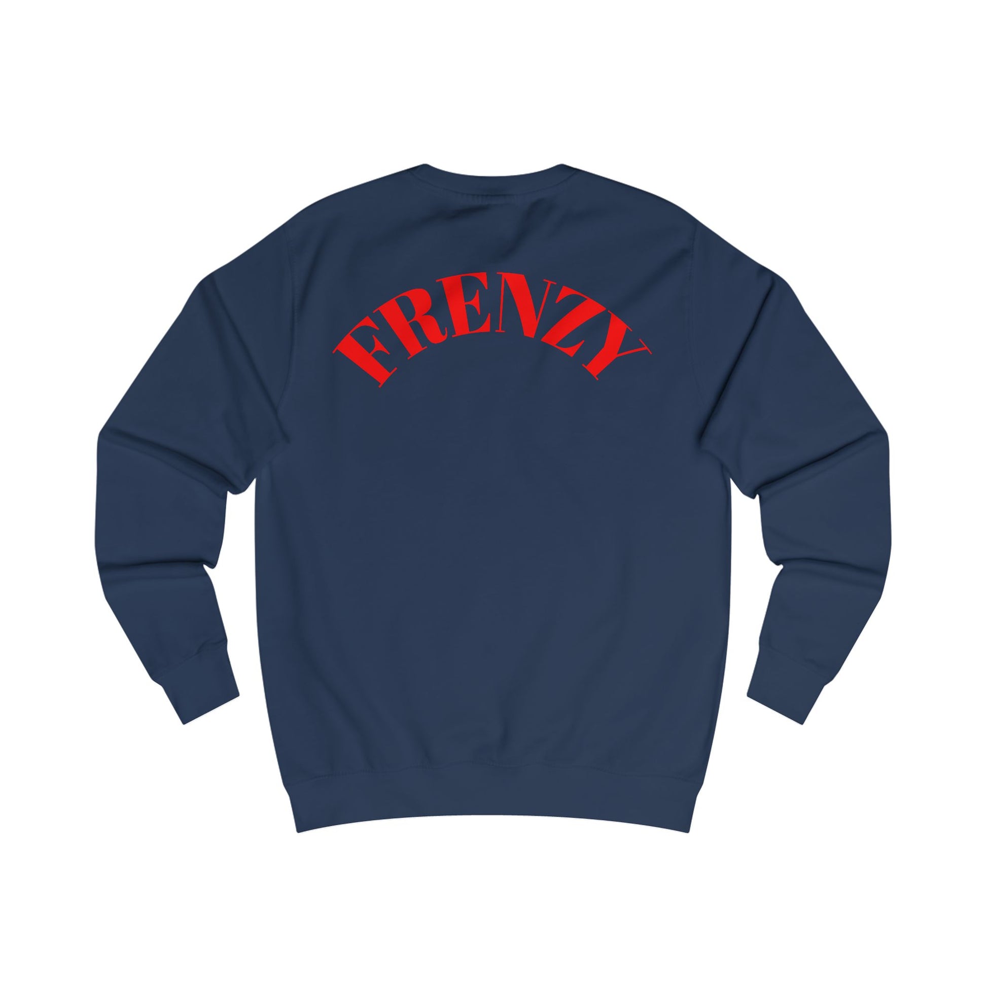 FRENZY Unisex Sweatshirt with Red Logo. - Fitness Frenzy