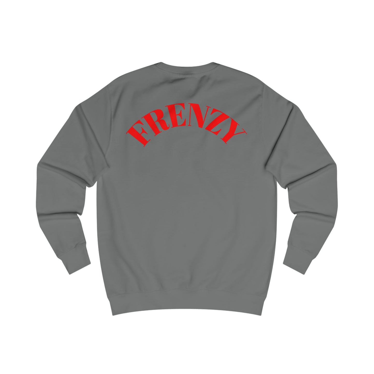 FRENZY Unisex Sweatshirt with Red Logo. - Fitness Frenzy