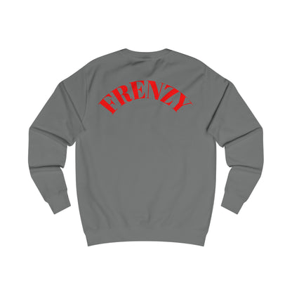 FRENZY Unisex Sweatshirt with Red Logo. - Fitness Frenzy