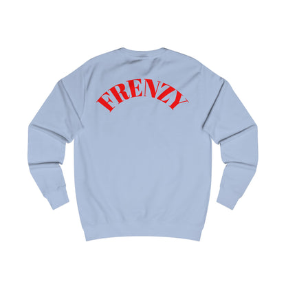 FRENZY Unisex Sweatshirt with Red Logo. - Fitness Frenzy