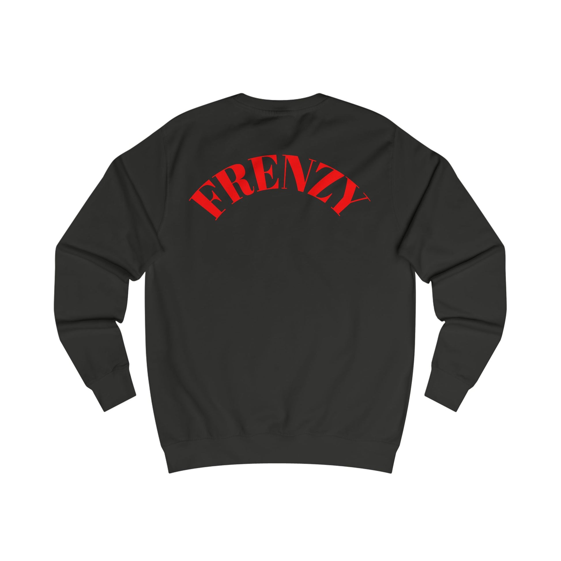 FRENZY Unisex Sweatshirt with Red Logo. - Fitness Frenzy