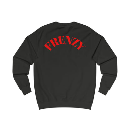 FRENZY Unisex Sweatshirt with Red Logo. - Fitness Frenzy