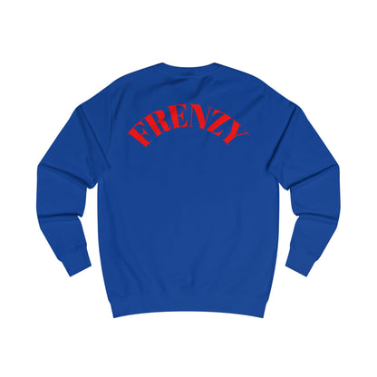 FRENZY Unisex Sweatshirt with Red Logo. - Fitness Frenzy
