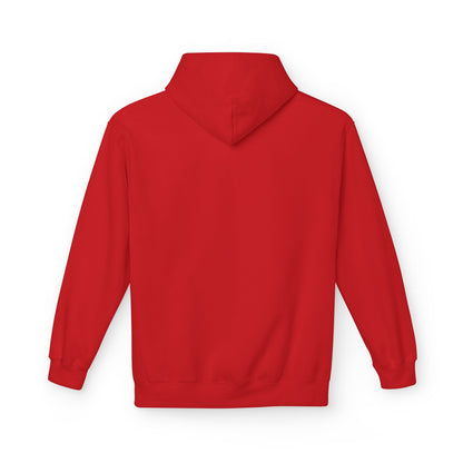 Fitness Frenzy Unisex Fleece Hoodie with Black Logo - Softstyle Comfort for Everyone. - Fitness Frenzy
