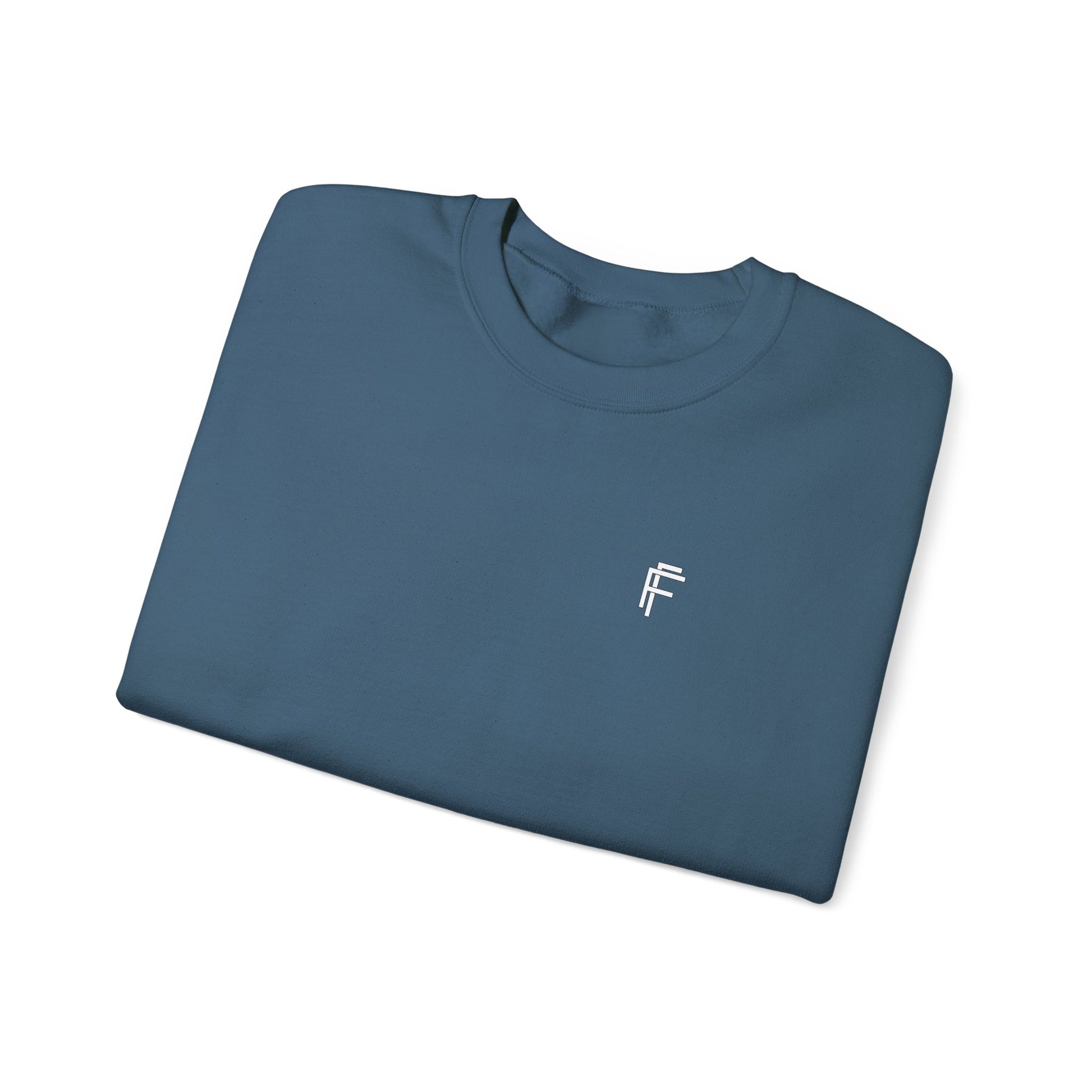 Frenzy Unisex Heavy Blend™ Crewneck Sweatshirt with White Logo. - Fitness Frenzy