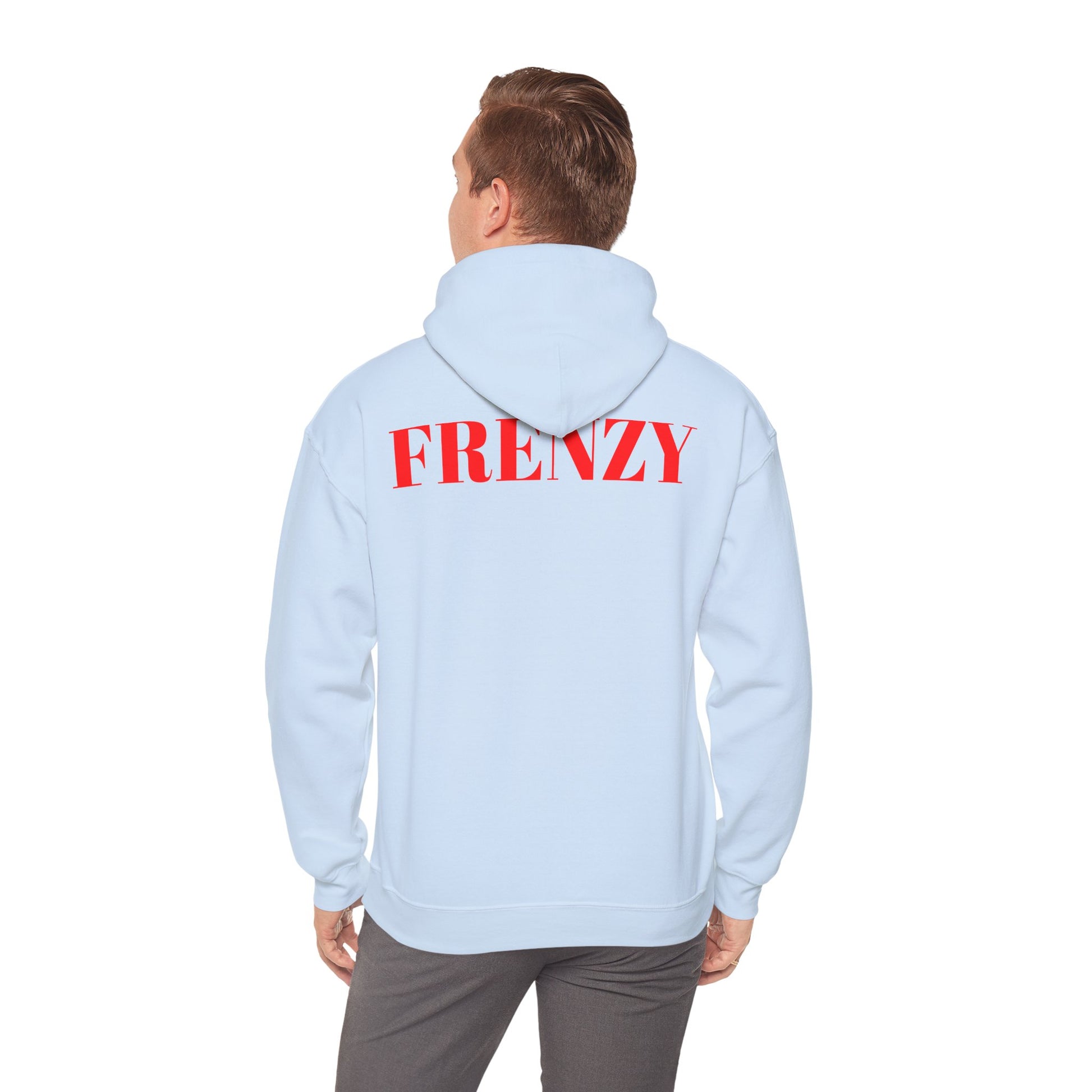 Frenzy Unisex Hoodie - Stylish Heavy Blend Sweatshirt with 'F' Design. - Fitness Frenzy