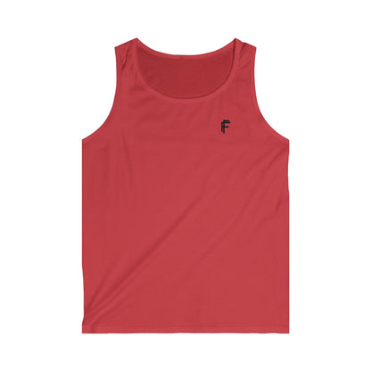 Frenzy - Men's Softstyle Tank Top with Black Logo. - Fitness Frenzy