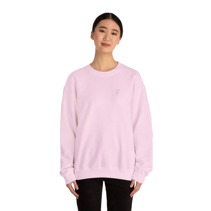 Frenzy Unisex Heavy Blend™ Crewneck Sweatshirt with White Logo. - Fitness Frenzy