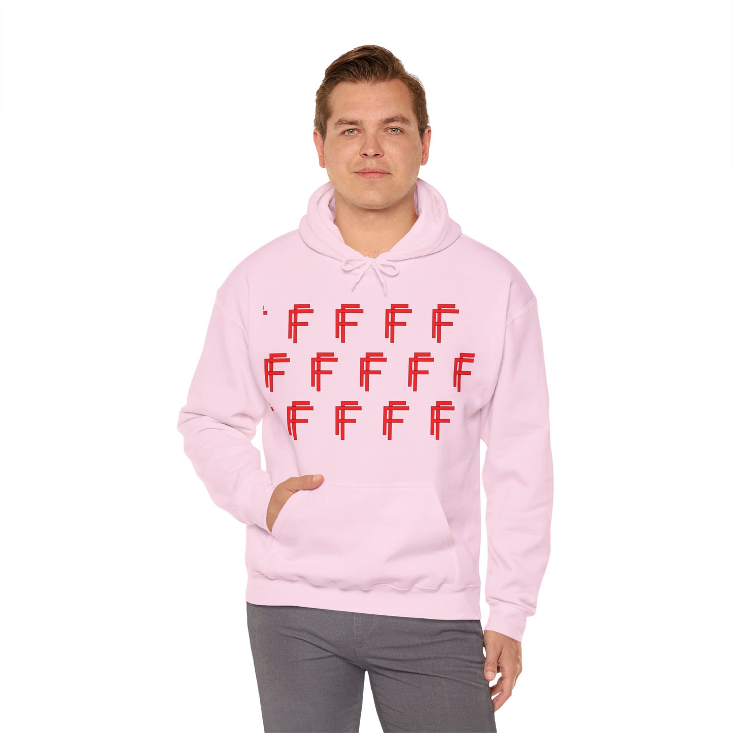 Frenzy Unisex Hoodie - Stylish Heavy Blend Sweatshirt with 'F' Design. - Fitness Frenzy