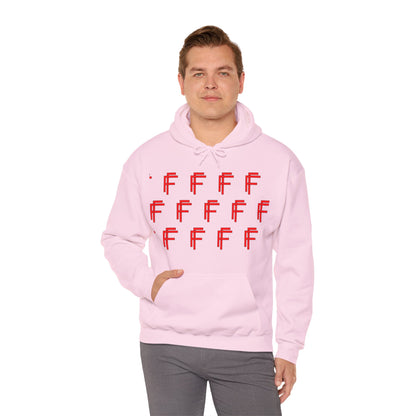 Frenzy Unisex Hoodie - Stylish Heavy Blend Sweatshirt with 'F' Design. - Fitness Frenzy