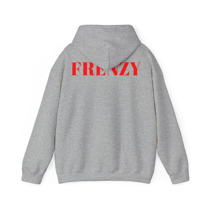 Frenzy Unisex Hoodie - Stylish Heavy Blend Sweatshirt with 'F' Design. - Fitness Frenzy