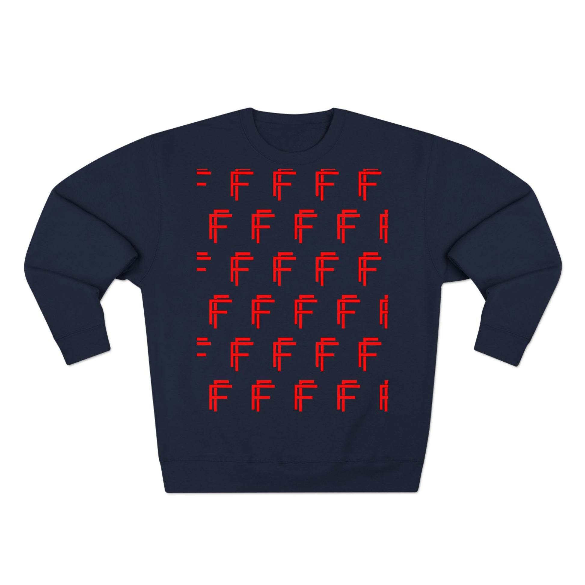 Frenzy - Unisex Crew neck Sweatshirt with Bold Red Design. - Fitness Frenzy