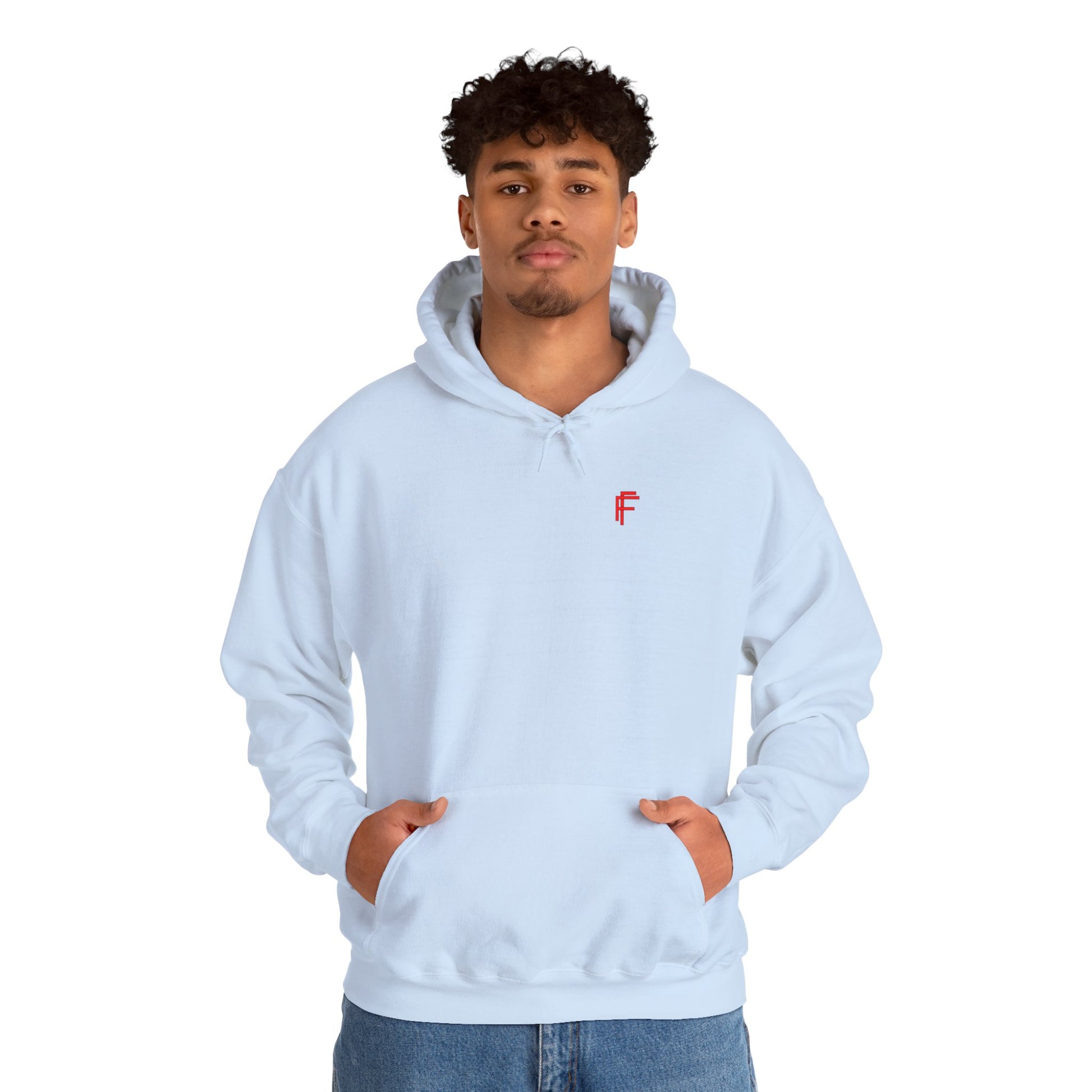 Frenzy Logo Hoodie for Everyday Comfort - Red Logo. - Fitness Frenzy